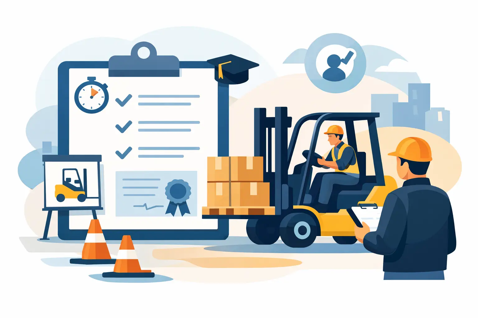 1 uurs heftruck certificering uitgelegd