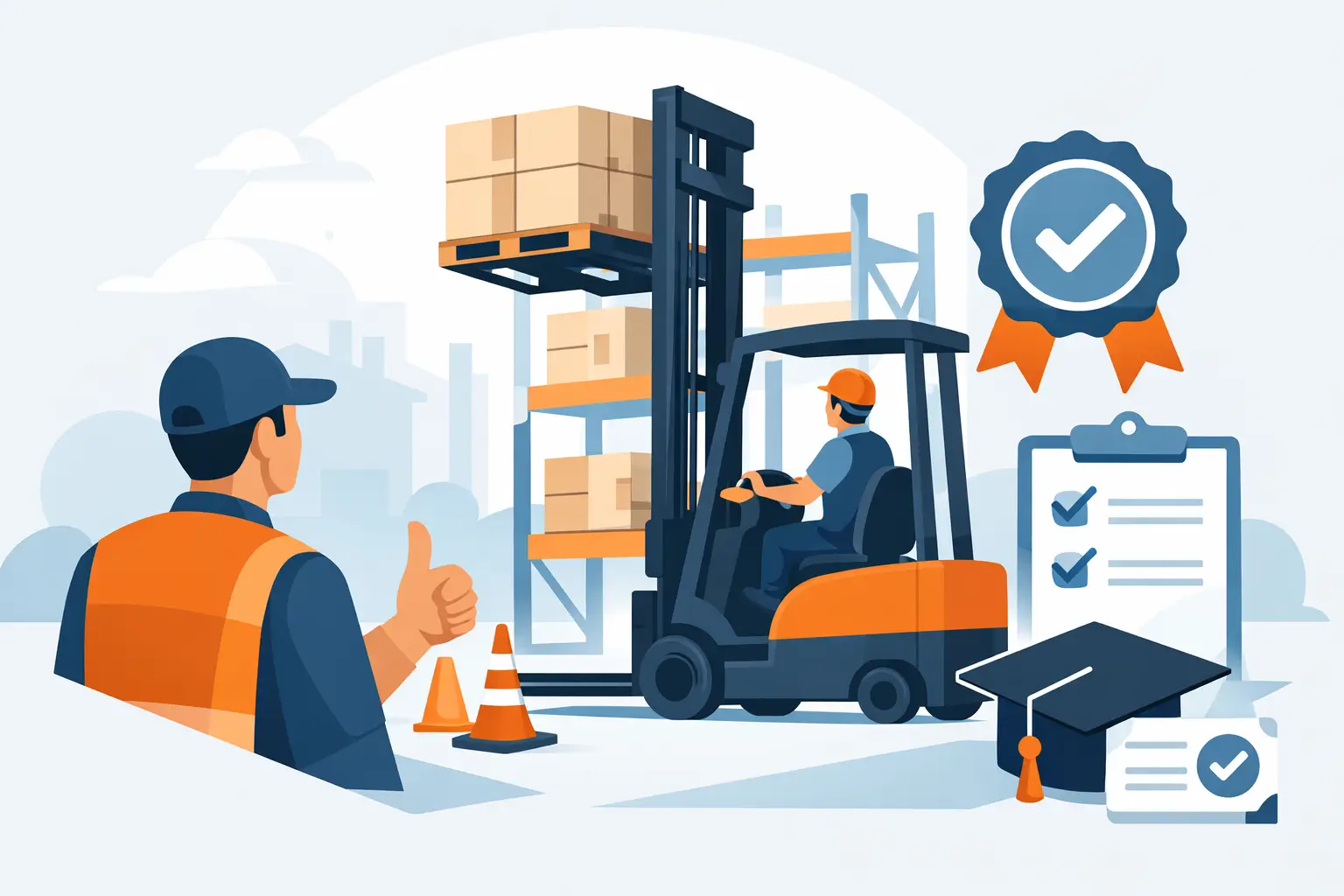 Reachtruck certificaat halen zonder vertraging